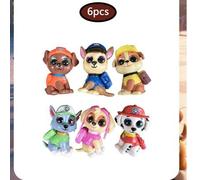 Shein 1/3/6/12 PIEZAS Colección Paw Patrol, Figuras, Adornos, Chase, Skye Mejores regalos festivos para buenos amigos, decoración para ambiente de fiesta, d
