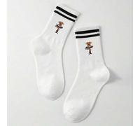 Shein 1/3/6 pares Calcetines universales con los personajes de "Intensa-mente" (Tristeza, Miedo, Asco, Enojo, Alegría) con estampado de dibujos animados, ad