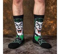 Shein 1/3 pares de calcetines de media caña para hombre con diseño de Batman & Joker de Warner Bros, estilo súper dibujos animados anime, regalo divertido d