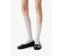 Shein 1/3 pares de calcetines de tobillo con puño enrollado y separador de dedos minimalista delgado, para primavera/verano