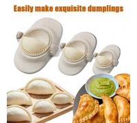 Shein 1/3 piezas Molde para hacer empanadillas, Molde para empanadillas de 3 tamaños, Molde para ravioles y tartas, Diseño compacto, Prensa de varios tamaño