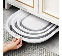Shein 1/3 piezas Práctico y elegante lavabo plegable gris, lavabo plegable portátil para rostro, verduras, lencería, baño de pies, adecuado para el hogar, l