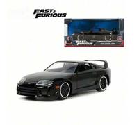 Shein 1/32 Modelo de coche de aleación de la saga Rápidos y Furiosos, Supra de 1995, regalo perfecto para coleccionistas con neumáticos de goma y pintura e