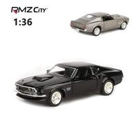 Shein 1:36 Modelo a escala de Ford Mustang BOSS, coche deportivo de fundición, juguete de coche de decoración para niños, coche de fricción, juguete para ni