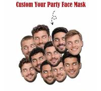 Shein 1/36 piezas Máscaras de fotos personalizadas - DIY o listas para usar - Conjunto personalizado adecuado para despedida de soltera, despedida de solter