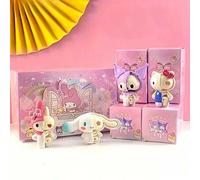 Shein 1/4 piezas Figura de la serie anatómica Hello Kitty Blind Box - Creativo Cinnamoroll, Kuromi hecho a mano, decoración de escritorio [Los artículos de