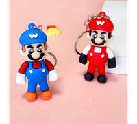 Shein 1/4 piezas Llavero de Mario, Bolso Super Mario, Colgante de coche, Regalo de promoción, Pequeño regalo, El mejor regalo de vacaciones para buenos amig