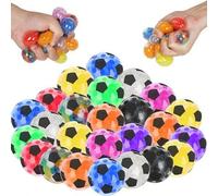 Shein 1/5/10/15/20/25/30/40 Piezas Set Mini Pelotas Anti-Estrés, Pelotas Suaves para Apretar como Regalos de Cumpleaños, Pelotas de Fútbol de Colores Suaves