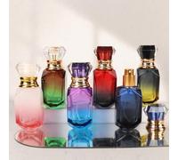 Shein 1/5/10 piezas Botellas atomizadoras de perfume rellenables de color degradado, mini botellas de spray, recipientes de perfume de bolsillo, bombas de f