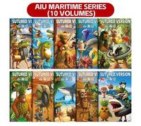 Shein 1/5/10 piezas Libros de pintura italiana "Brainrot": Proyecto de arte de dibujos animados de tiburón y humano - Patrones creativos para el arte y la n