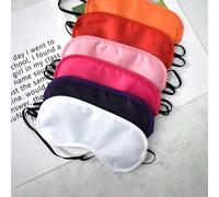 Shein 1/5/10 piezas Máscara de ojos desechable fina y ligera que bloquea la luz, hecha de poliéster de alta elasticidad, adecuada para todo tipo de rostros,