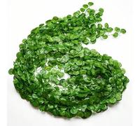 Shein 1/6/12/24 piezas Enredadera de hiedra perenne artificial de 2,1 m, hojas verdes falsas, decoración para el hogar y el jardín, hiedra perenne venenosa,