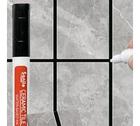 Shein 1-8 piezas Bolígrafo renovador de lechada y sellador de juntas de azulejos, marcador de pintura impermeable para restaurar azulejos viejos, perfecto p
