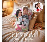 Shein 1 Almohada Personalizada Con Forma Interesante Y Divertida, Regalo De Propuesta Con Foto, Nombre Y Texto. Almohada Personalizada Con Foto Y Texto, Alm