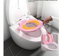 Shein 1 asiento de inodoro para bebé con estilo de dibujos animados hecho de material PP con un cojín suave de TPE para mantener cómodo el fondo de tu bebé