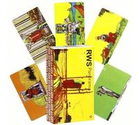 Shein 1 Baraja de Tarot Panorámica - 78 cartas completas del arcano menor de Rider, elaborada con cartón de alta calidad y con ilustraciones vibrantes para