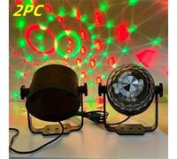 Shein 1 Bola de luz mágica LED multifuncional para ambiente de fiesta y discoteca con alimentación USB, perfecta para decoración del hogar, KTV, bodas y cel