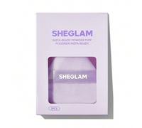 Shein 1 Borla De Polvos Insta-Ready En Forma De TriáNgulo, Borla De Maquillaje Suave, Borla De Abanico, Herramienta De Maquillaje De Belleza Morada