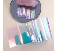 Shein 1 Botella Aurora Nail Art Transfer Foil Cute Girl DIY Nail Charms Nail Gems Nail Supplies