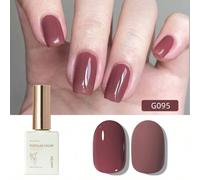 Shein 1 Pieza 15ml Esmalte De Uñas De Gel Ice Through De Color Rosa 15 Ml De Esmalte De Gel De Brillo Soak Off Para Todas Las Temporadas- Salón De Uñas Case