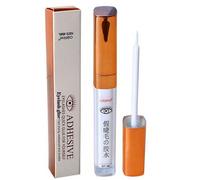 Shein 1 Botella de 6ml de pegamento transparente blanco para pestañas postizas, apto para pestañas en tira y en racimo, adhesivo súper fuerte que dura de 48