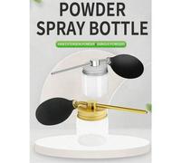 Shein 1 Botella rociadora recargable de polvo para el cabello - Rociador de niebla fina para fibras capilares, champú seco, talco y corrector del cuero cabe