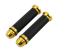 Shein 1 conjunto Accesorios dorados para motocicleta, funda para manillar del acelerador, pegamento para manillar, protector de cabeza de aleación de alumin