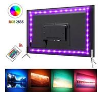 Shein 1 Conjunto De Luz De Fondo Usb Alimentado Por Led Diyable Para Tv, Tira De Led Rgb De 60 Leds/m, Longitud De 1-5m, Rojo/verde/azul, Se Puede Usar Para