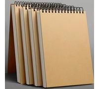 Shein 1 Cuaderno de bocetos, papel acuarela, tablero de dibujo espiral superior, 1 paquete de 30 hojas, cuaderno de bocetos libre de ácido, papel para dibuj