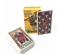 Shein 1 Juego de Cartas de Tarot Originales de 1909, Cartas de Tarot para Oráculos y Deleites Espirituales, Juego de Mesa del Destino, Para Principiantes
