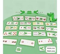 Shein 1 Juego de Comparación y Clasificación de Juguetes de Papel, Entrenamiento de Desarrollo del Pensamiento, Modelo Educativo, Juego de Matemáticas "Coco