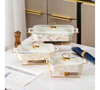 Shein 1 Juego de vajilla, utensilios de cocción, ollas y sartenes, y utensilios térmicos de cerámica, adecuados para restaurantes, hogar, cocina, decoración