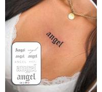 Shein 1 Kit de tatuajes con tecnología revolucionaria, tatuajes semipermanentes, tatuajes temporales, tatuajes falsos, resistentes al agua, aspecto auténtic