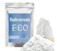 Shein 1 libra de polvos de resina para moldeado, kit de resina de curado rápido para principiantes, desmoldeo en 20~30 minutos, kit de moldeado de polvo de