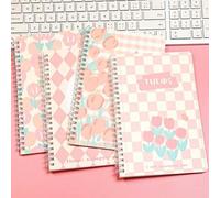 Shein 1 libro, 1 set de cuadernos espirales A5, útiles escolares de vuelta al cole, libros de recompensa escolar, cada libro con 60 páginas interiores horiz