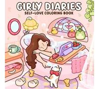 Shein 1 Libro de colorear diario para niñas de 24 páginas para adultos, vida diaria cálida para relajar mente y Body, desatar la creatividad, regalo del Día