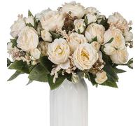 Shein 1 manojo/3 manojos Flores de Peonía Artificial Mixtas, Decoración de Boda Ramo Nupcial, Decoración de Aula, Decoración de Florero para el Hogar, Fiest