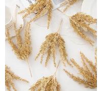 Shein 1 Manojo (6 Cabezas) de Ramas de Plantas Artificiales, Materiales de Decoración de Año Nuevo de Lavanda, Decoración de Boda de Halloween, Flor de Muñe