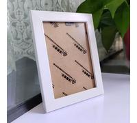 Shein 1 marco de fotos minimalista, marco de póster Simple PS blanco para decoración del hogar