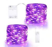 Shein 1 Paquete de Luces de Hadas de Alambre de Cobre Alimentadas por Batería, Adecuadas para Dormitorio, Luces de Tarro de Albañil Parpadeantes, Luces de L