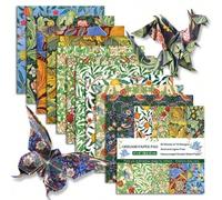 Shein 1 Paquete De Papel Para Origami Morris De Doble Cara Impresa De Cartulina Decorativo, 10 Colores, 50 Hojas