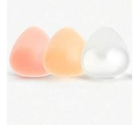 Shein 1 par de almohadillas de silicona para el pecho de talla grande, almohadillas de sujetador reutilizables, invisibles, sin costuras y a prueba de sudor