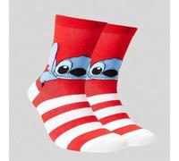 Shein 1 par de calcetines de media caña de Disney, estampado de Stitch, calcetines de pareja, calcetines modernos, calcetines de media caña, calcetines para