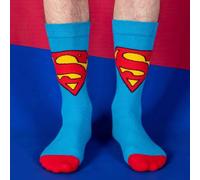 Shein 1 par de calcetines de superhéroe de Superman, de dibujos animados, novedosos, divertidos y locos, adecuados para regalar en fiestas, calcetines de ot