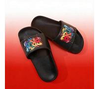 Shein 1 par de chanclas de EVA suave con diseÃ±o de letras y graffiti de dibujos animados para niÃ±os, ligeras, minimalistas y antideslizantes, duraderas pa