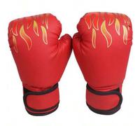 Shein 1 par de guantes de entrenamiento de boxeo/MMA, equipo de protección de artes marciales para adultos, almohadillas de golpeo de una sola pieza para fi