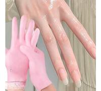 Shein 1 par de guantes hidratantes para manos, para piel seca y agrietada, suavizante y exfoliante, herramientas de cuidado de manos y pies, gel de silicona