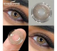 Shein 1 par de ojos naturales de color azul, marrón o gris con apariencia natural de la pupila