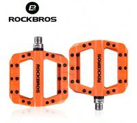 Shein 1 par de pedales MTB: Pedales de plataforma antideslizantes de fibra de nailon ligeros para bicicleta de montaña BMX, pedales de ciclismo duraderos de