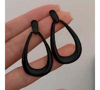 Shein 1 par de pendientes personalizados de lujo geométricos elegantes de alta gama para mujer, perfectos para uso diario, fiestas o vacaciones